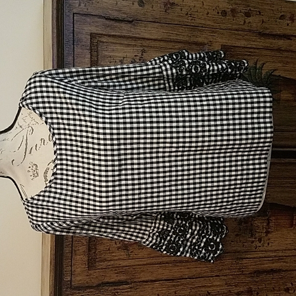 J. Crew Tops J Crew Embroidered Sleeve Top Nwot Poshmark